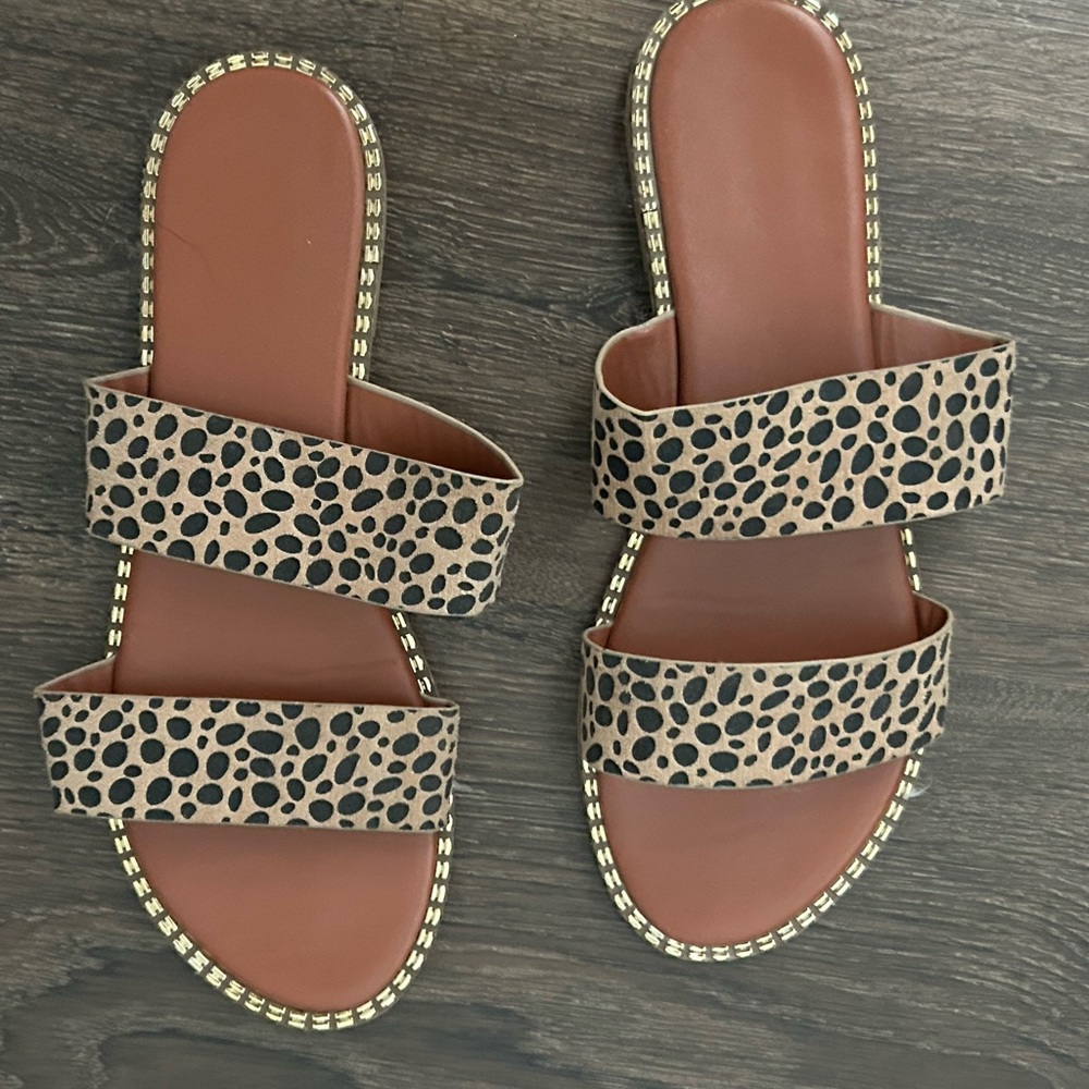 Leopard Print Women's Sandals